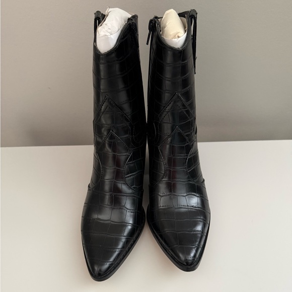 Coconuts by Matisse Black Bambi Western 6M Booties Brand New - Picture 6 of 11